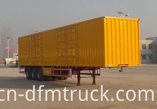 3 Axle Cargo Van Container Semi Trailer 2